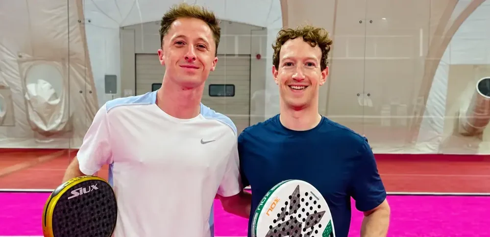 Mark Zuckerberg rende-se ao padel e já joga nos Estados Unidos