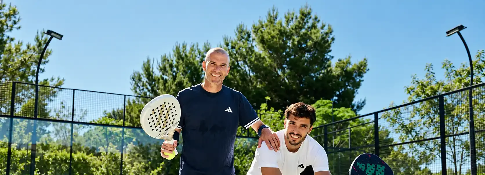 Adidas e Zidane entram juntos no padel com uma coleção exclusiva